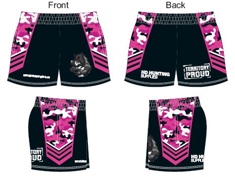 HD Hunting Footy Shorts - CAMO PINK