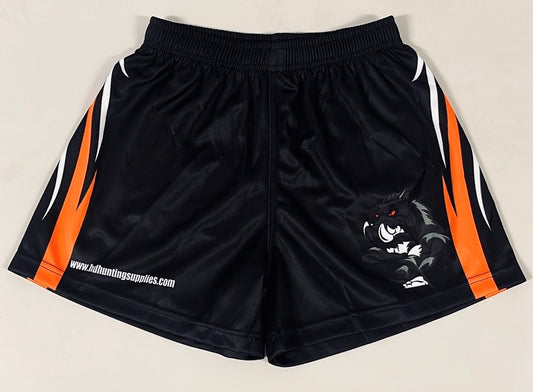 HD HUNTING FOOTY SHORTS - ORANGE