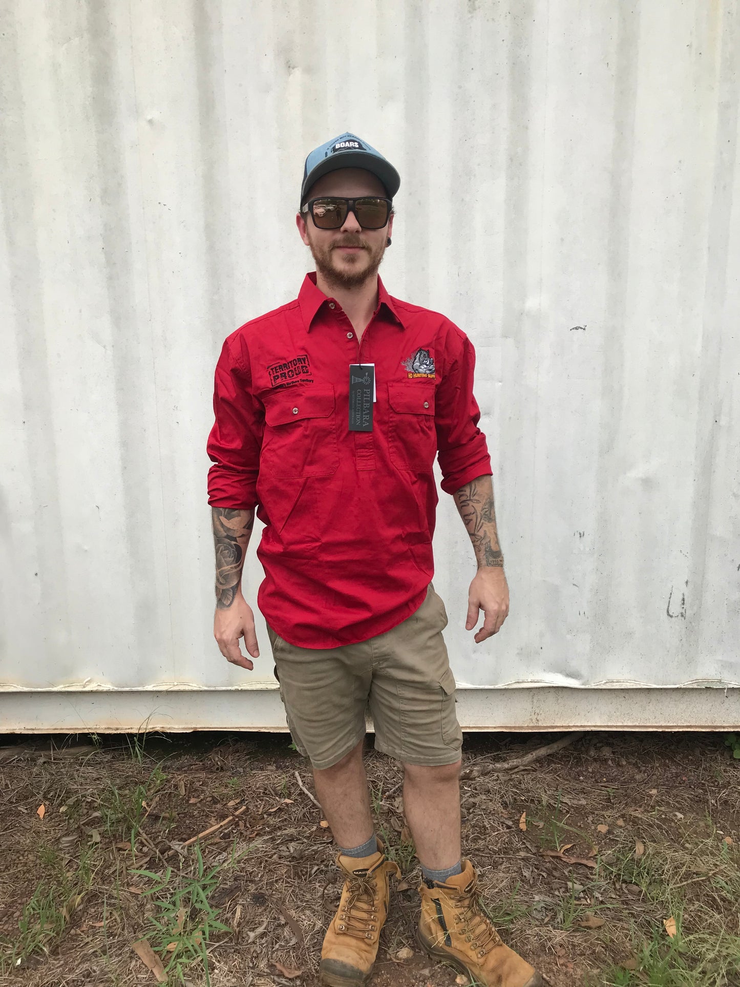 HD PILBARA WORK SHIRT - MEN'S